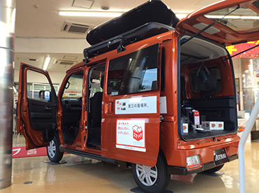 ルーフボックス装着